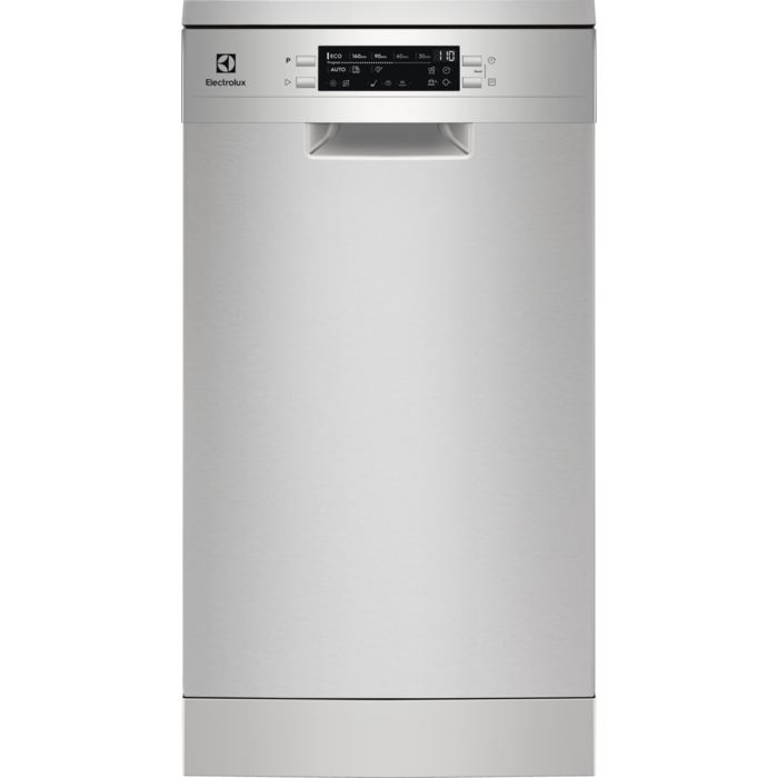Masina de spalat vase Electrolux ESG43310SX, 10 seturi, 8 programe, Clasa D, Motor Inverter, Display LED, 45 cm, Inox