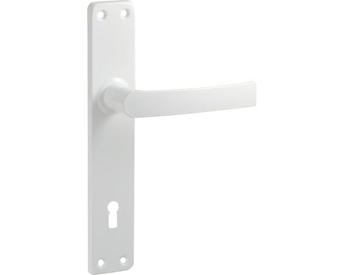 Manere Cu Sild Usa Interior Verofer Mures 90/220 Mm, Pentru Cheie Bb, Alb