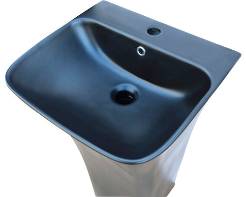 Lavoar Freestanding Rectangular, 44,5x42,5 cm, Negru Mat, P325MB