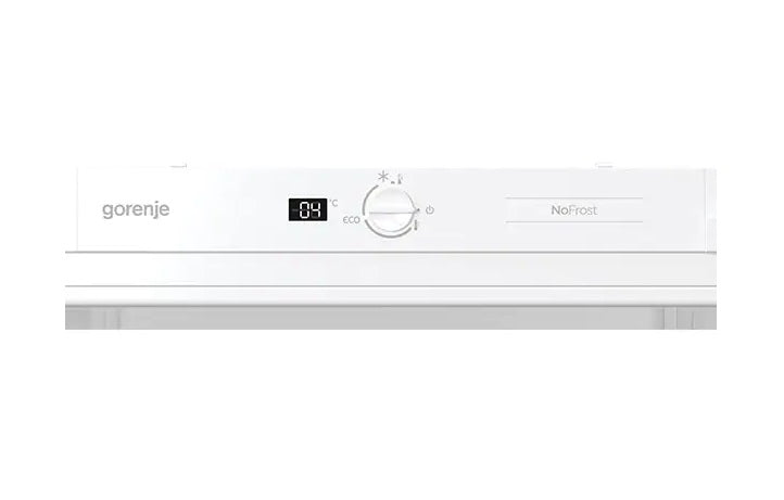 Combina frigorifica incorporabila Gorenje NRKI4182E1, No Frost, 248 l, H 177.2 cm, Clasa F, alb