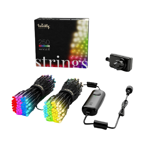 Instalatie de craciun Twinkly Strings, 250 LED RGBW, 20 m, multicolor