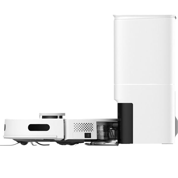 Aspirator Robot EZVIZ RE4 Plus, 0.35l, 24.1V, Autonomie max 240 min, Wi-Fi, Functie Mop, Alb-Negru