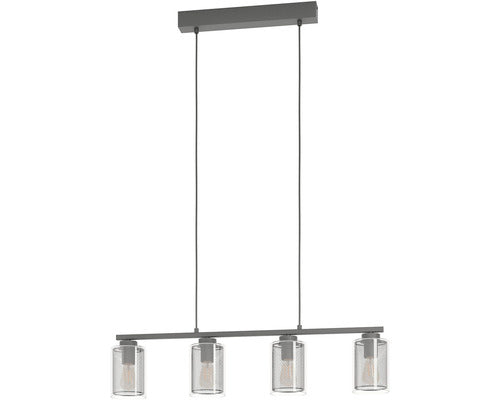 Lustra Zocabon E27 Max. 4x40w, Negru