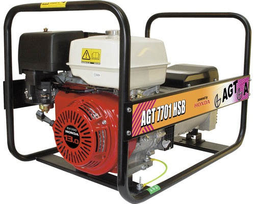 Generator De Curent Cu Benzina Agt 7701 Hsb 6100w, Motor Honda 389cm³