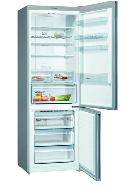 Combina frigorifica BOSCH KGN49MIEB, No Frost, 435 l, H 203 cm, Clasa A++, Inox