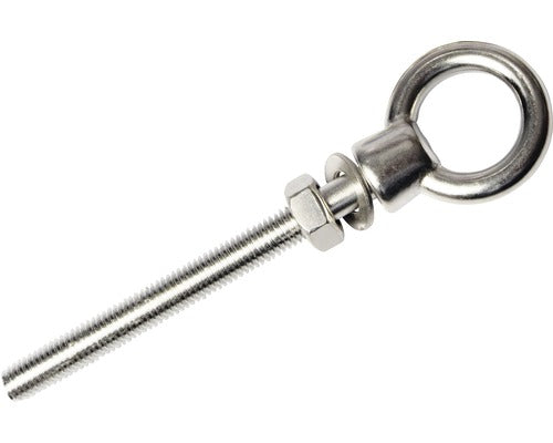 Surub Metric Cu Inel De Ridicare Nautic Pro M8x100 Mm Inox A4, Incl. Saiba Si Piulita