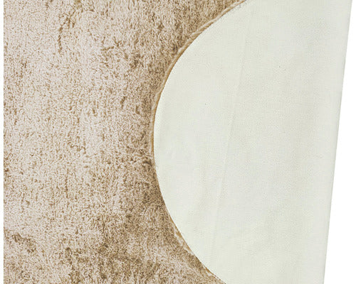 Covor Blana Artificiala Romance Shape Bej 55x160 Cm
