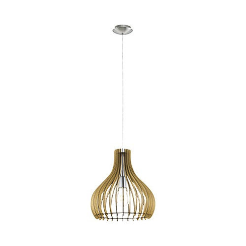 Pendul Tindori E27 max. 1x60W Ø380 mm, lemn artar