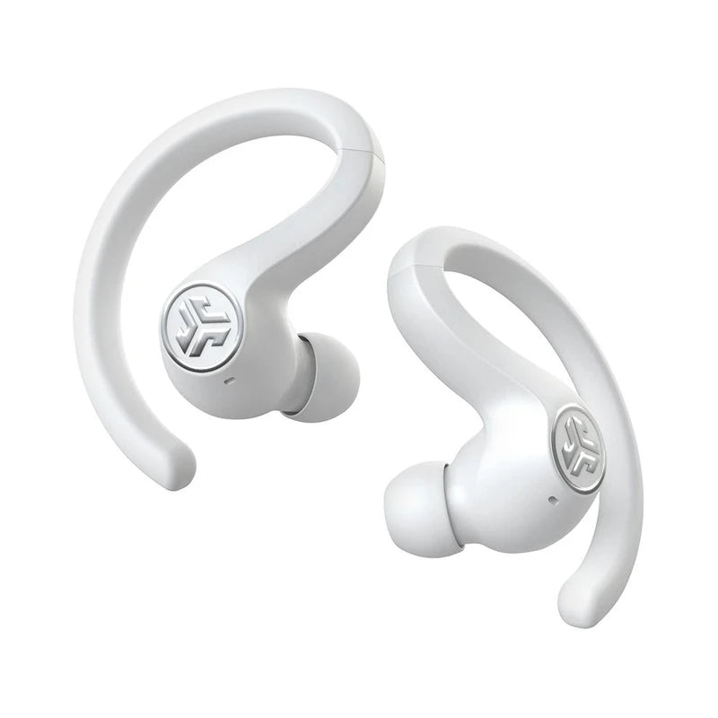 Casti in-ear JLAB JBuds Air Sport, True Wireless, Bluetooth, Rezistenta la apa si praf IP66, Alb