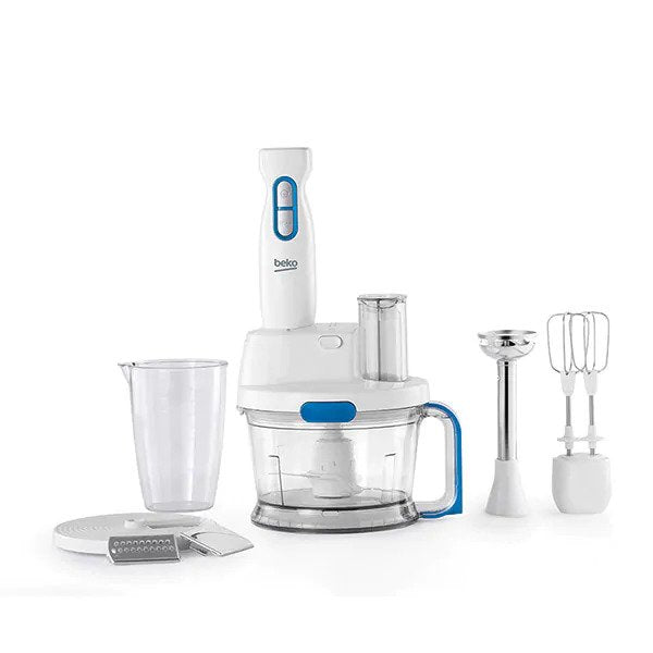 Mixer vertical BEKO HBG5100W, 1.5l, 1000W, 1 treapta viteza, Alb-Albastru