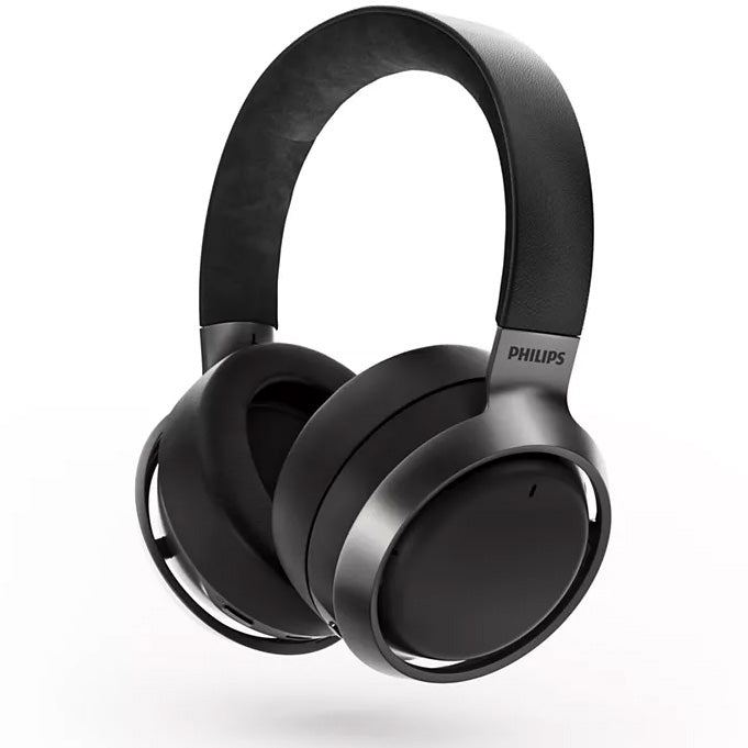 Casti audio over the ear Philips Fidelio, ANC, Bluetooth v5.0, autonomie 35 ore, negru