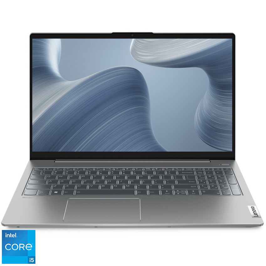 Laptop Lenovo IdeaPad 5 15IAL7 cu procesor Intel Core™ i5-1240P pana la 4.40 GHz, 15.6" Full HD, IPS, 16GB, 512GB SSD, Intel® Iris® Xe Graphics, No OS, Cloud Grey