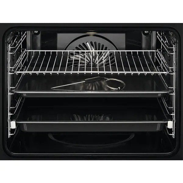 Cuptor incorporabil AEG BPE748380B, Electric, 71 l, Autocuratare pirolitica, AssistedCooking, Control touch, Conectivitate WiFi, Grill, Timer, Clasa A++, Negru