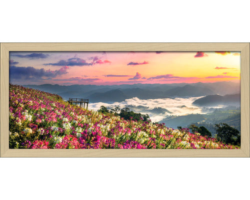 Tablou Inramat Above Jungle II 60x130 cm