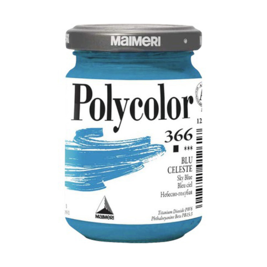Vopsea vinilica Polycolor Maimeri - Sky Blue - 140 ml
