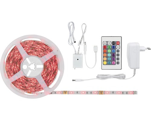 Banda Led Rgb Simpled 5m 20w, Incl. Telecomanda & Alimentator