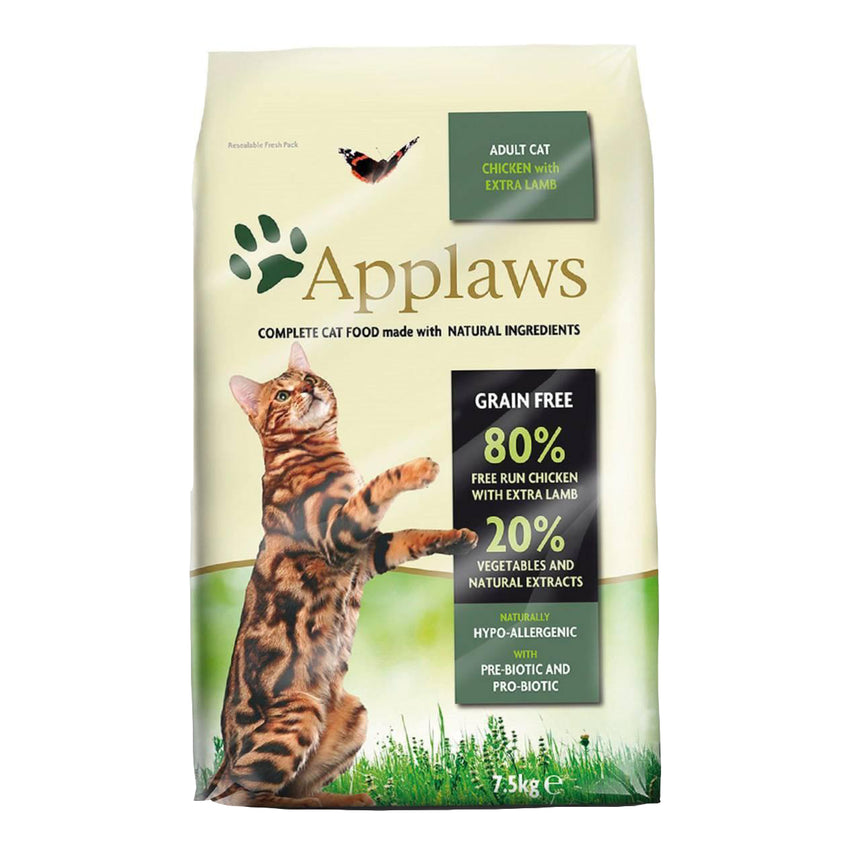 Hrana uscata pentru pisici Applaws, Miel 7.5 kg
