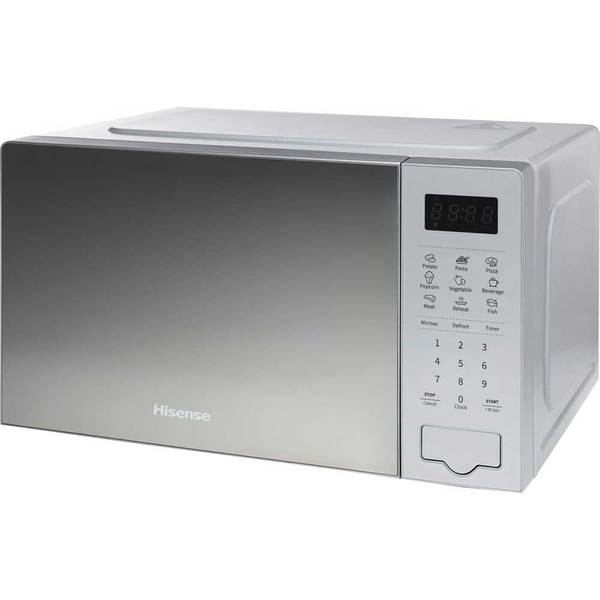 Cuptor microunde HISENSE H20MOMS4, 20l, 700W, argintiu