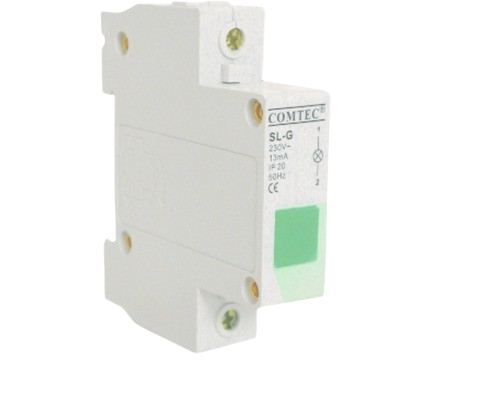 Lampa Semnalizare Tensiune Monofazica Comtec Pentru Tablouri Electrice, Lumina Verde