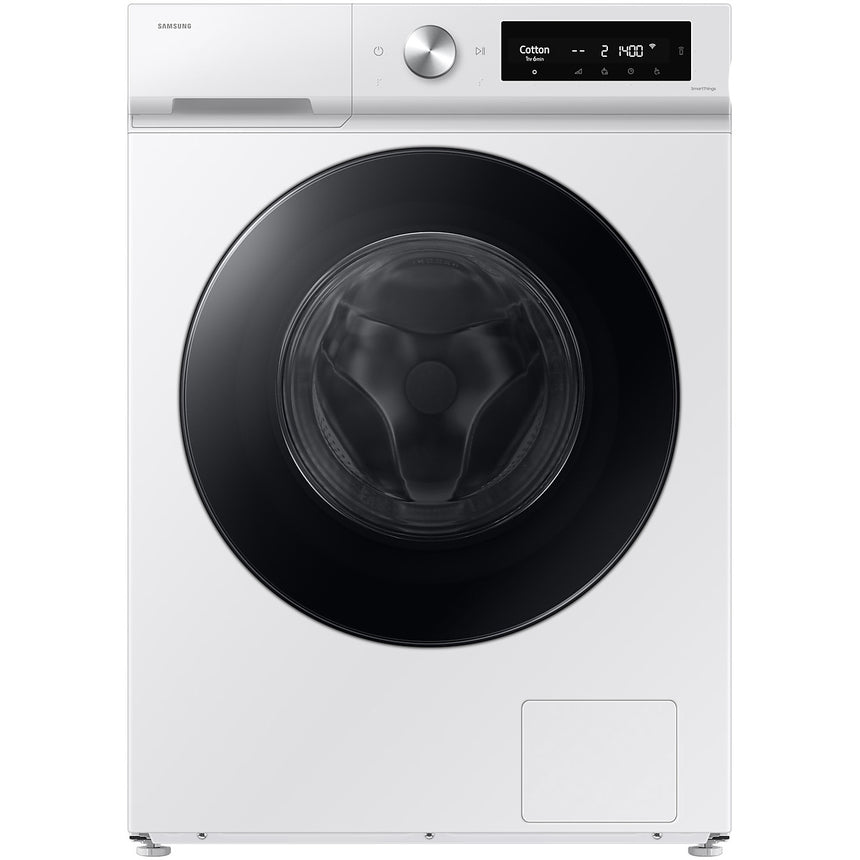 Masina de spalat rufe cu uscator Samsung Bespoke AI WD11DB7B85GWU4, Spalare 11 kg, Uscare 6 kg, 1400 RPM, Clasa D, AI Wash, Auto Dispense, AI Ecobubble, AI Control, Super speed 39 min, WiFi, Alb