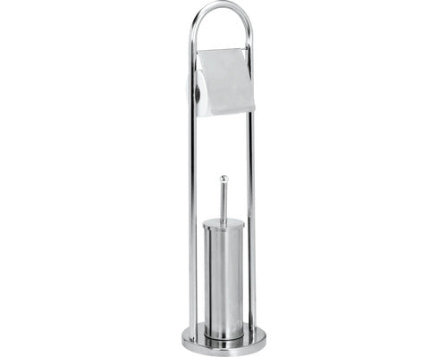 Perie WC cu suport pentru hartie igienica FORM & STYLE Basics 80 cm