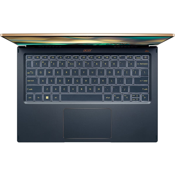 Laptop ACER Swift 5 SF514-56T-42P, Intel Core i7-1260P pana la 4.7GHz, 14" WQXGA Touch, 16GB, SSD 1TB, Intel Iris Xe Graphics, Windows 11 Home, Albastru Inchis