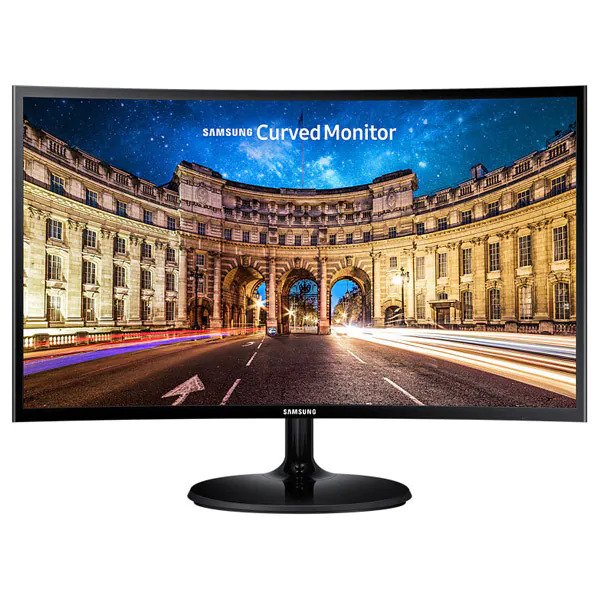 Monitor Gaming curbat LED VA SAMSUNG C27F390FHU, 27", Full HD, 60Hz, Negru