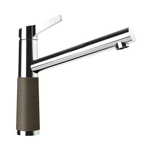 Baterie bucatarie monocomanda SC-510, cartus ceramic, Cristadur Bronze