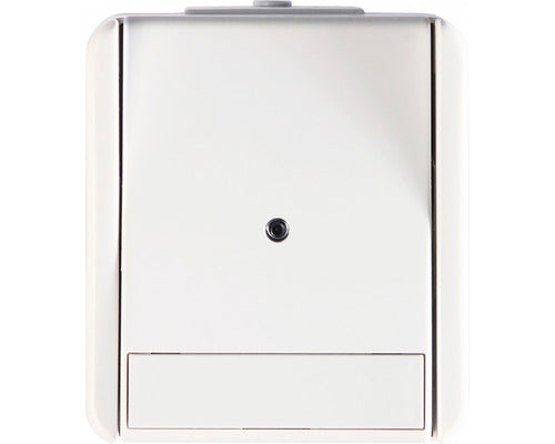 Intrerupator Cap-scara Simplu Tem Fontana, Cu Lumina, Ip44 Alb, Montaj Aplicat