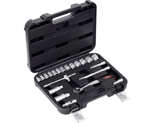 Set Capete Tubulare Si Accesorii 3/8" Meister, 21 Piese