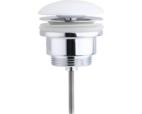 Ventil Fix De Schimb Pentru Lavoar Imion, Cu Capac Ceramic, Alb