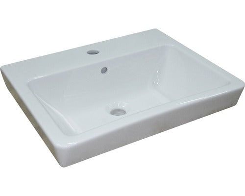 Lavoar Roca Caserta, 60 cm, Alb