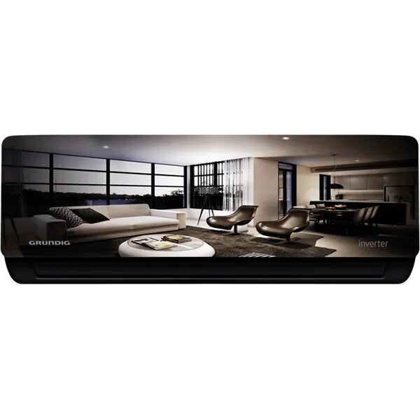 Aer Conditionat GRUNDIG GREPE120, 12000 BTU, A+++/A++, Inverter, Wi-Fi, kit instalare inclus, Negru-Gri