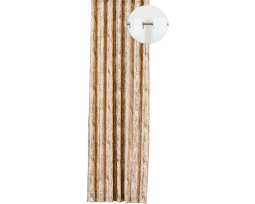 Draperie Cu Inele Lussuria Latte 140x245 Cm