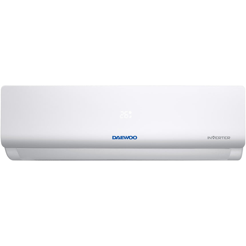 Aparat de aer conditionat Daewoo 12000 BTU WI-FI, A++, kit de instalare inclus (3m), filtre cu ioni de argint, functie iFeel, Eco Mode, DAC-12CHSDW, alb