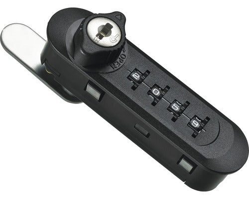 Incuietoare Aplicata Mobilier Hettich Cu Cifru, Tragere Usa Spre Stanga, Otel Alb