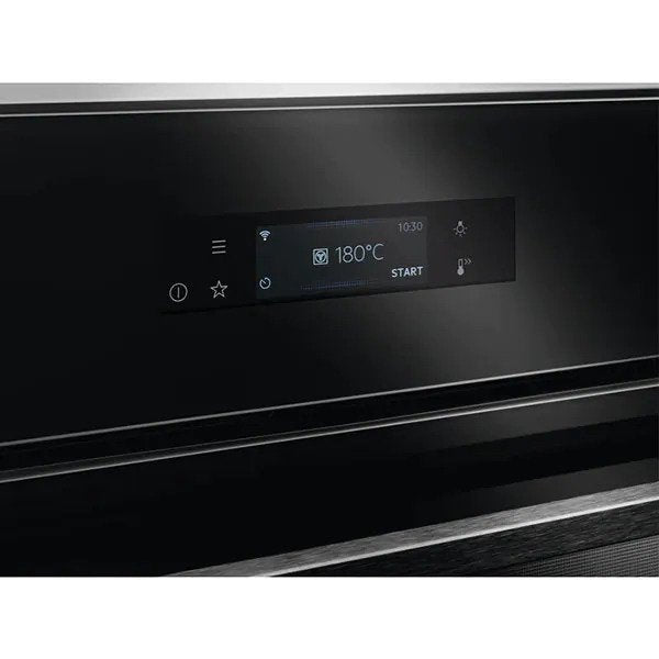 Cuptor incorporabil AEG BPE748380B, Electric, 71 l, Autocuratare pirolitica, AssistedCooking, Control touch, Conectivitate WiFi, Grill, Timer, Clasa A++, Negru