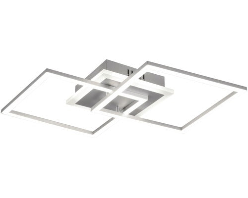 Plafoniera Cu Led Integrat Venida 25w 2600 Lumeni, Argintiu Titan
