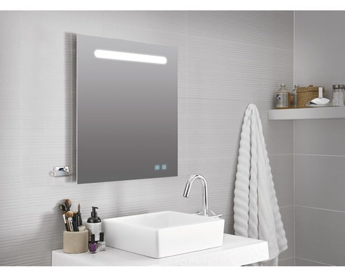 Oglinda Baie cu Iluminare LED Lina, 60x80 cm, cu Antiaburire si Dublu USB, IP 44
