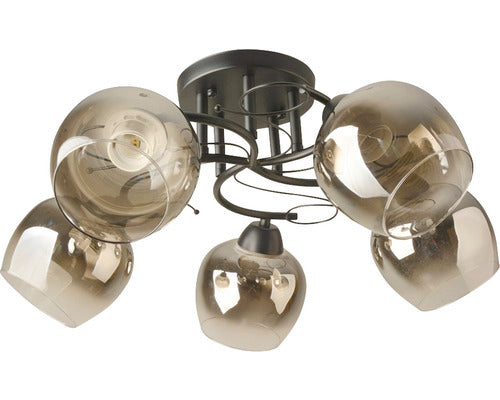 Plafoniera Kano E27 Max. 5x11w, Antracit