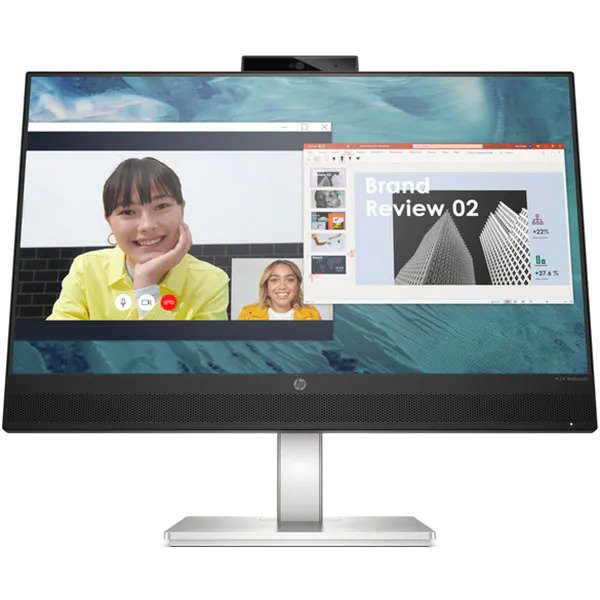 Monitor LED HP M24 Webcam, 24", Full HD, IPS, USB-C(65W), USB, HDMI, DisplayPort, 1000:1, 5ms