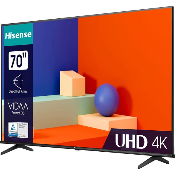 Televizor LED Smart HISENSE 70A6K, UltraHD 4K, HDR, 178 cm, Clasa G, Gri