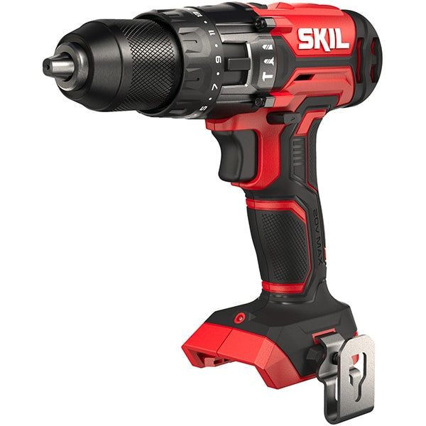 Masina de gaurit si insurubat (bormasina) SKIL 3020 CA, 20V, 1450RPM, Mandrina Rapida 13mm, Fara Acumulator, Negru-Rosu