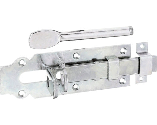 Zavor Metalic Universal Alberts 160x56 Mm, Blocare Cu Tija/lacat, Otel Zincat Galben