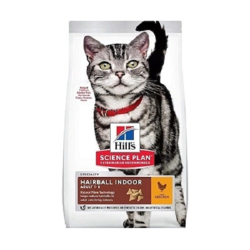 Hrana uscata pentru pisici Hill's SP Adult, Indoor Cat, pui, 1.5 kg