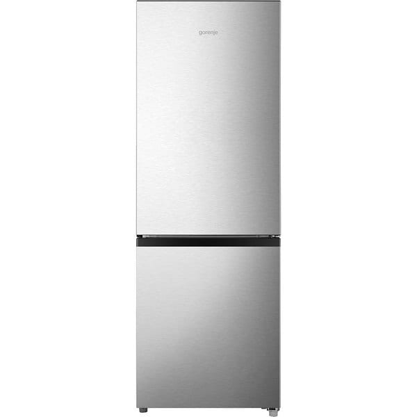 Frigider combinat Gorenje RK14EPS4, clasa energetica E, 175 L, H: 143 cm, 3 compartimente congelator, Argintiu