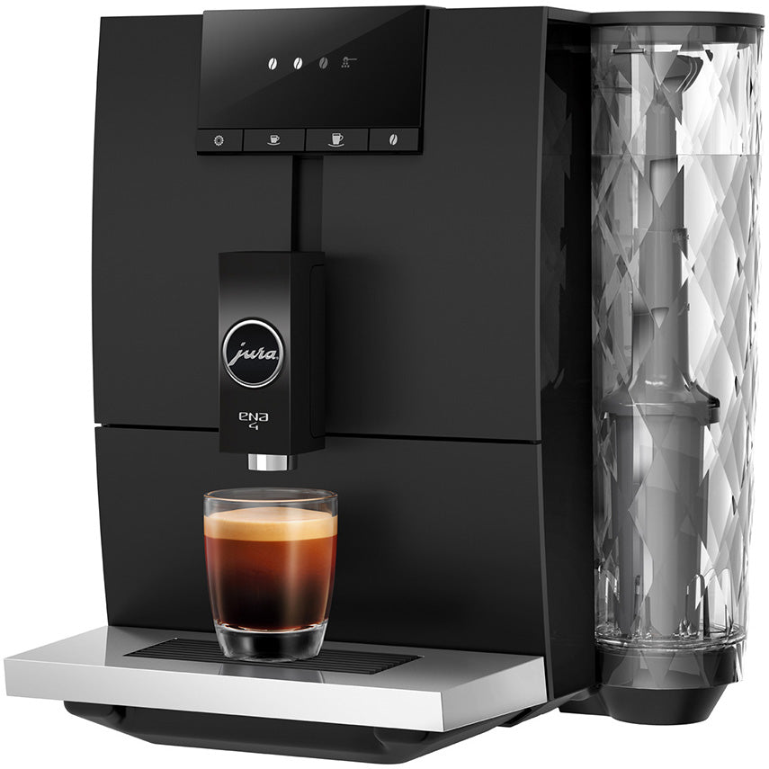 Espressor automat Jura ENA 4 Full Metropolitan Black, 1450W, 4 bauturi, rasnita Aroma G3, Negru