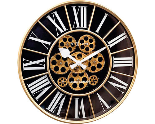 Ceas Perete Nextime William Negru Ø 50 Cm