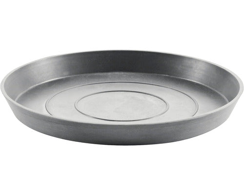 Farfurie Rotunda Ecopots Plastic Ø 21 Cm H 2, 5 Cm Gri