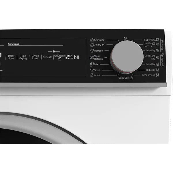 Uscator de rufe SHARP KD-NHH7S7GW2-EE, Pompa de caldura, 7 kg, 15 programe, Clasa A++, Alb
